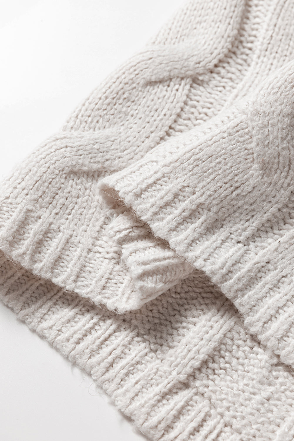 Brown Color Block Patchwork Knotted Back Loose Fit Sweater - Artistic Design